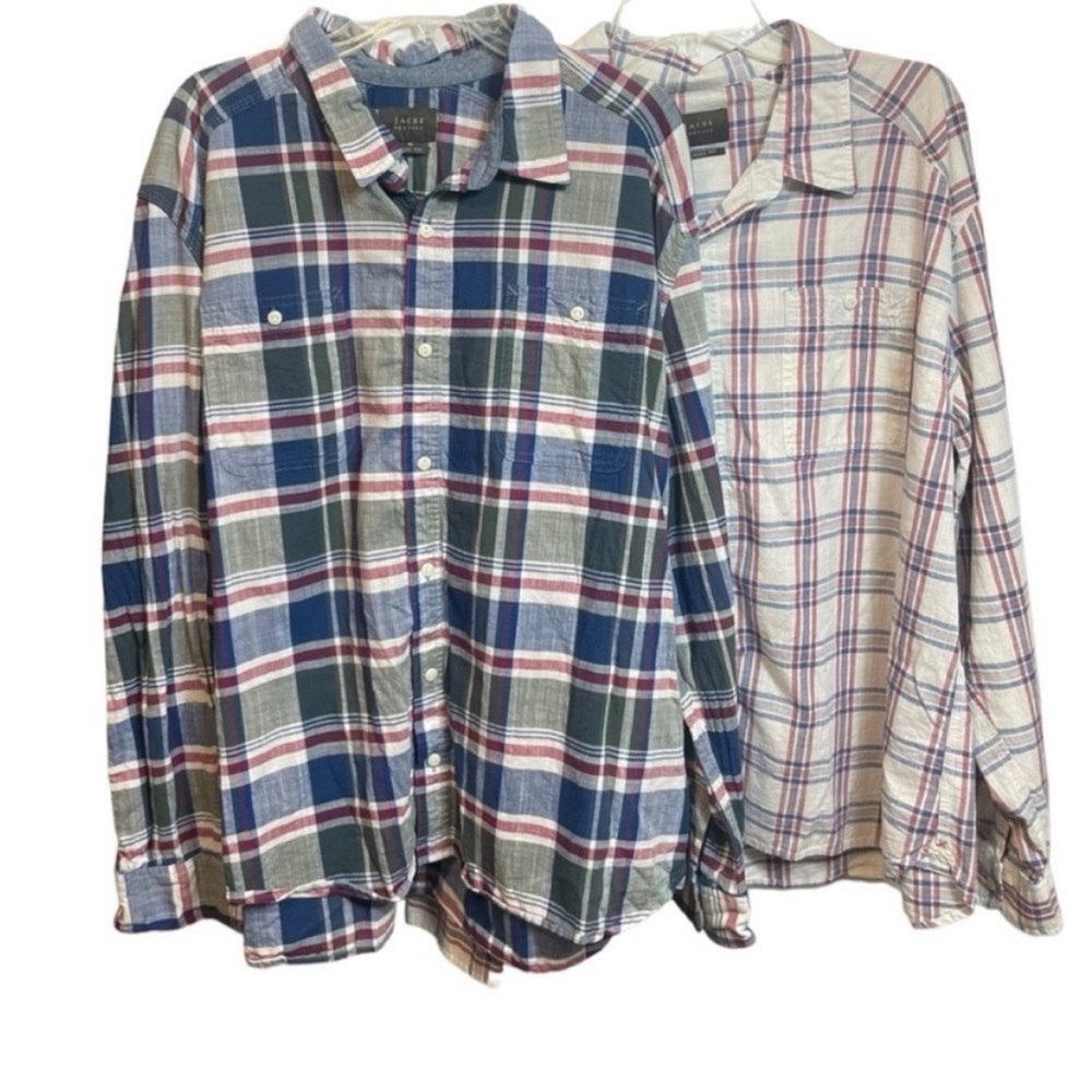 Jachs New York Bundle 2 Shirts Classic cotton long sleeve size XXL SHORT…